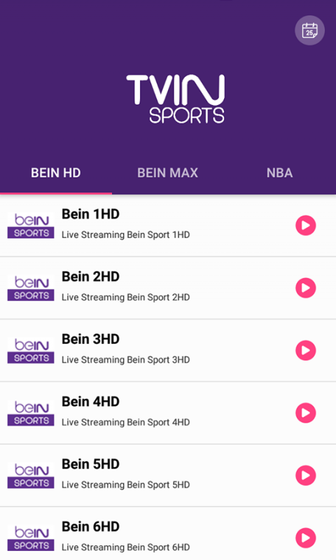 Screenshot 1 Bein Sports Live Tv Hd